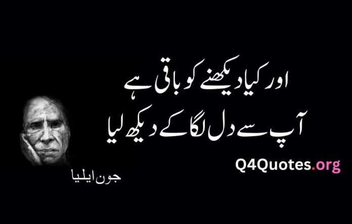 John Elia Poetry in Urdu