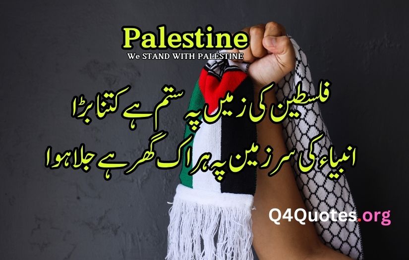 Palestine poetry in Urdu