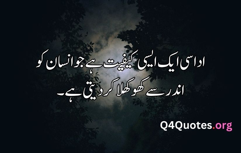 Sad quotes in Urdu one line