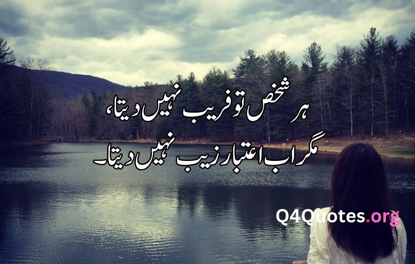 Sad poetry in Urdu about life