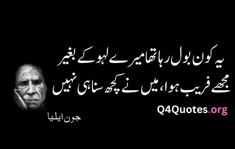 John Elia Poetry in Urdu