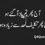 Life sad poetry in Urdu