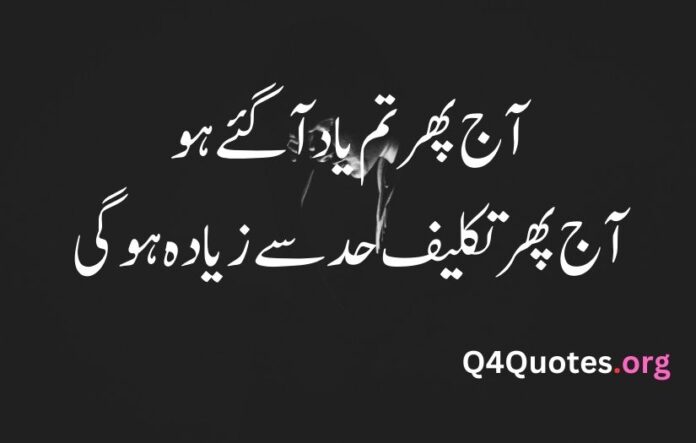 Life sad poetry in Urdu