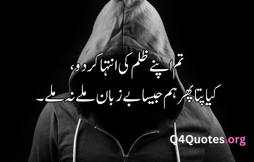 Sad poetry in Urdu about life