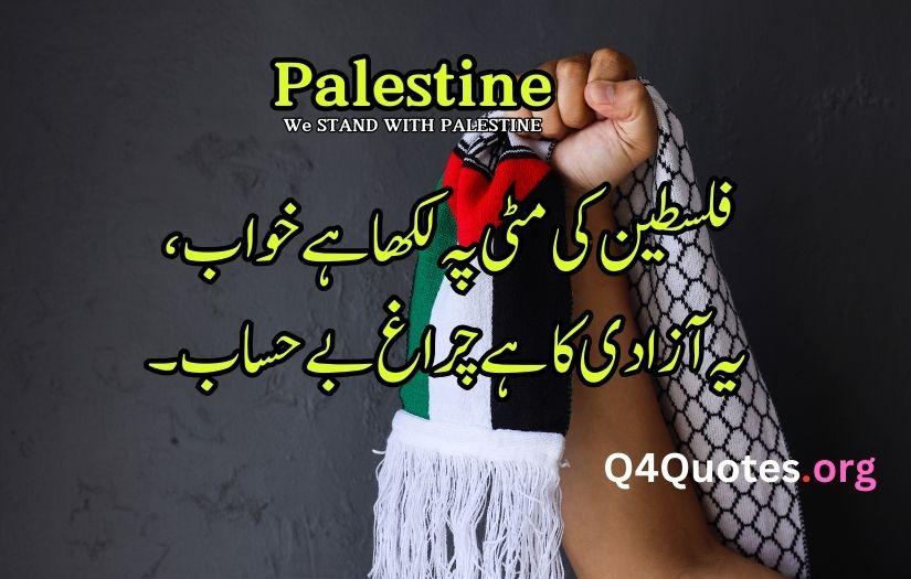 Palestine poetry in Urdu