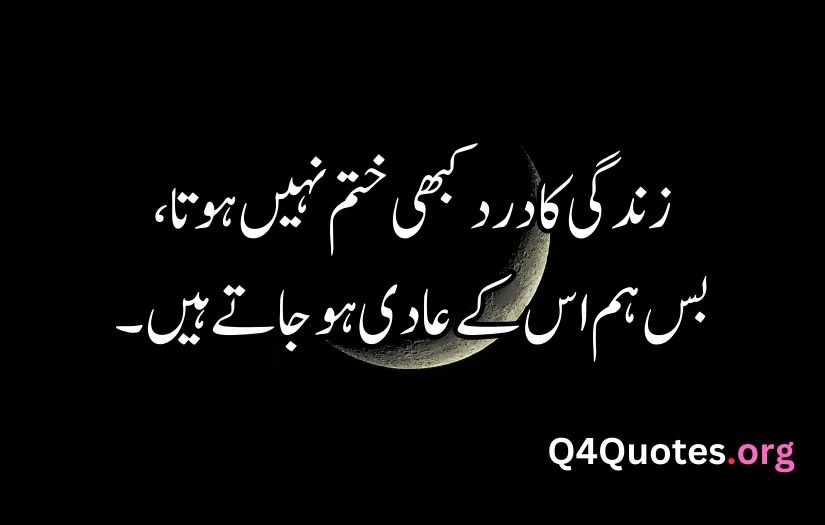 Sad Quotes in Urdu About Life