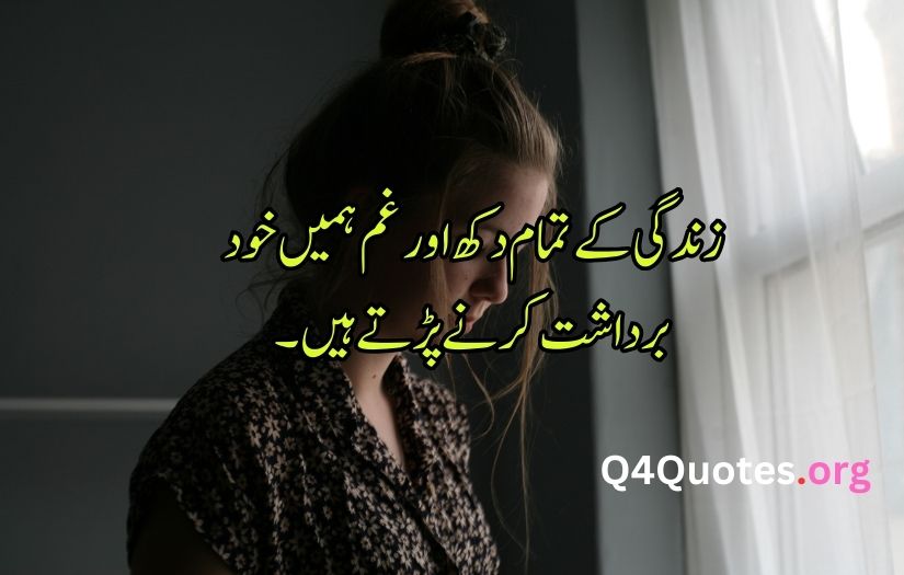 Alone sad poetry in Urdu