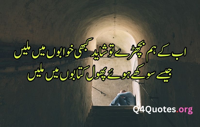 Sad poetry in Urdu words