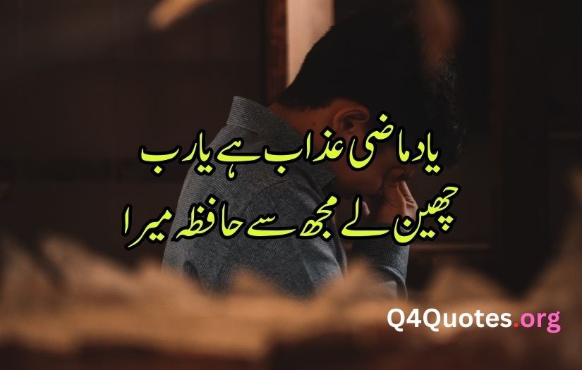 Sad poetry in Urdu words