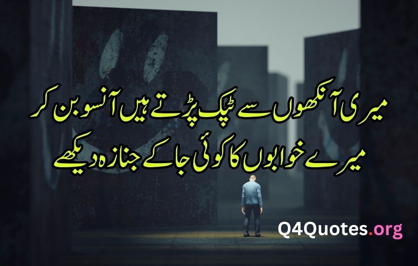 Sad poetry in Urdu words