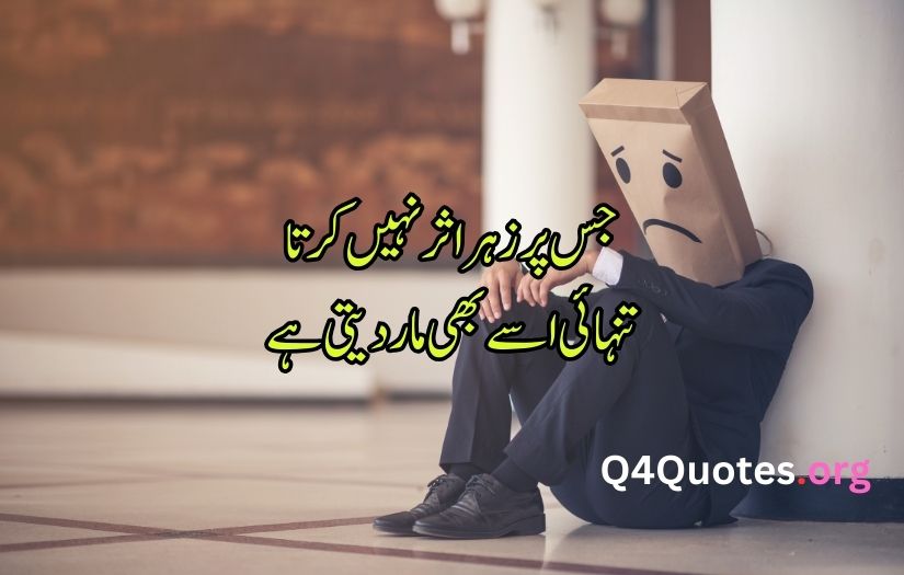 Alone sad poetry in Urdu