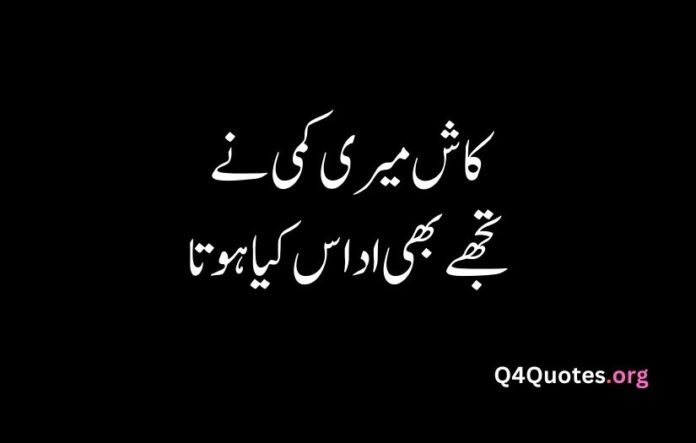 Udas poetry in Urdu
