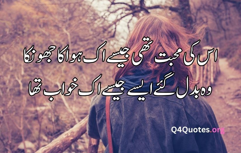 Bewafa poetry in urdu