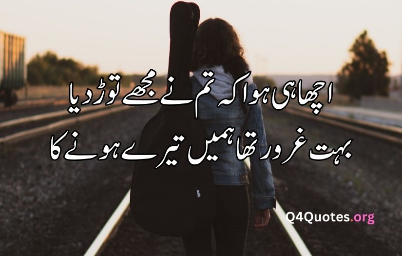 Bewafa poetry in urdu