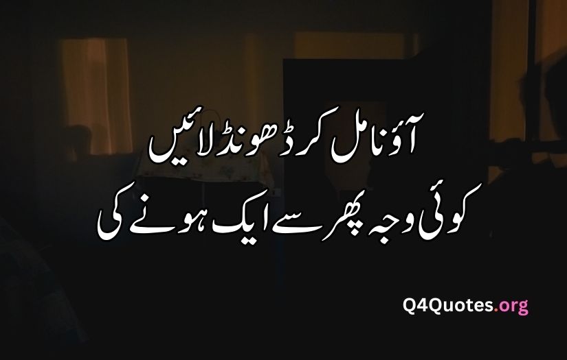 2 line Urdu poetry copy paste sad