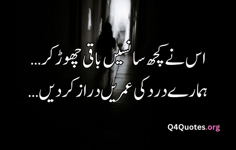2 line Urdu poetry copy paste sad