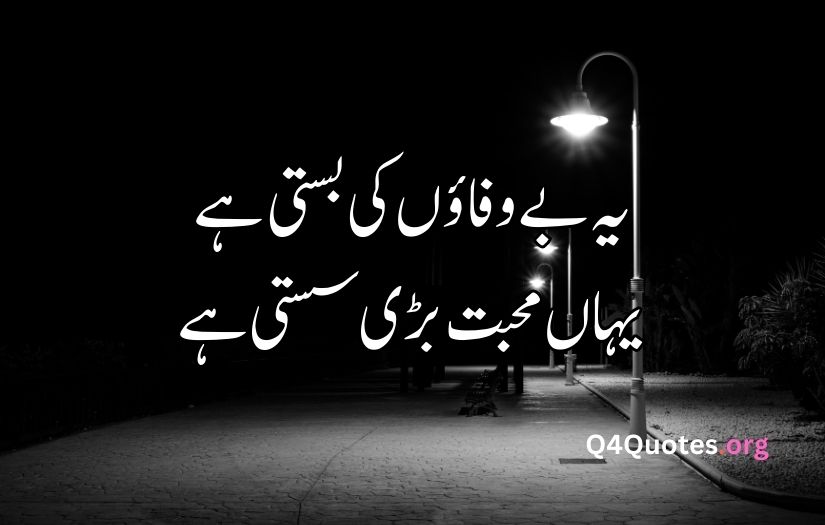 2 line Urdu poetry copy paste sad