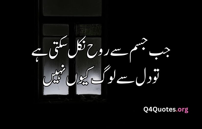 2 line Urdu poetry copy paste sad