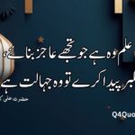 Islamic quotes in Urdu text