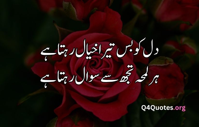 2 line Urdu poetry romantic SMS