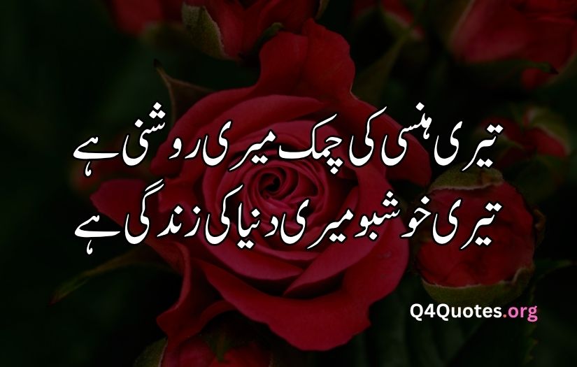 2 line Urdu poetry romantic SMS