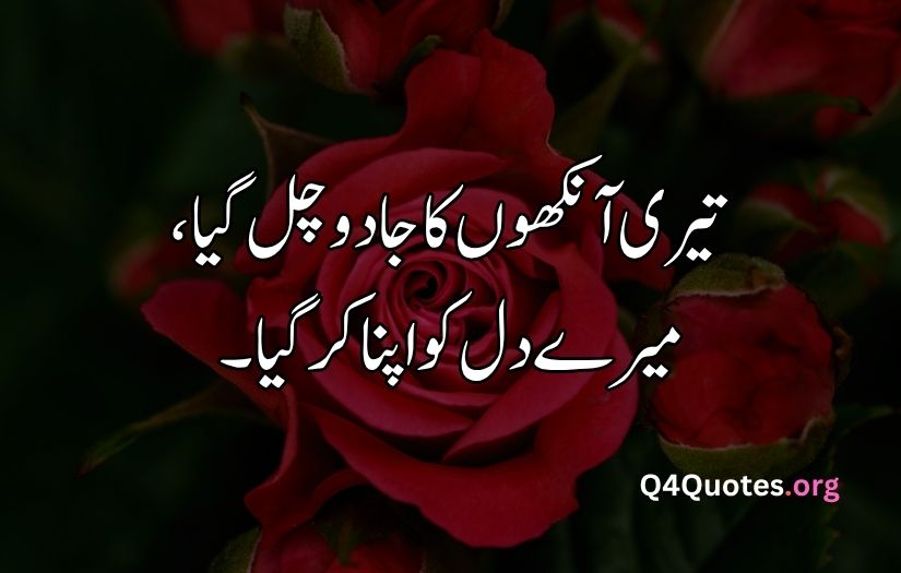 2 line Urdu poetry romantic SMS