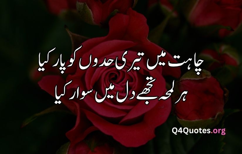 2 line Urdu poetry romantic SMS
