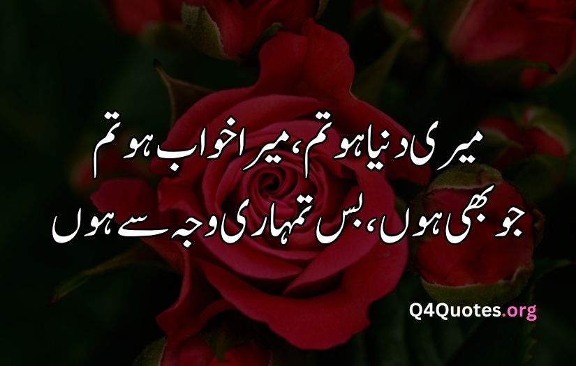 2 line Urdu poetry romantic SMS