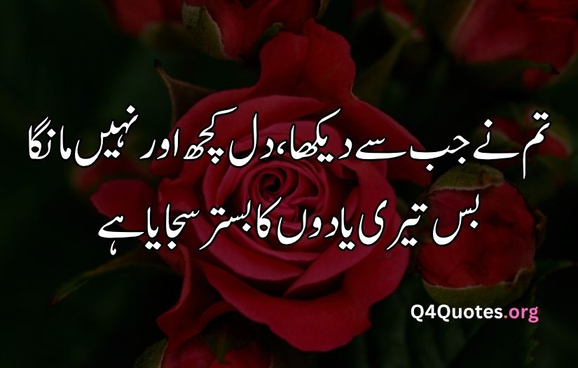 2 line Urdu poetry romantic SMS