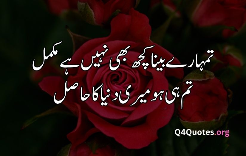 2 line Urdu poetry romantic SMS