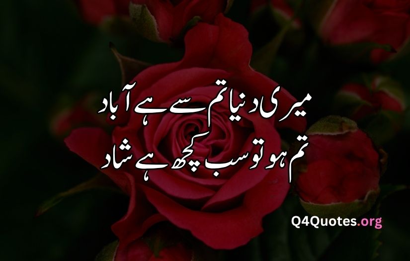 2 line Urdu poetry romantic SMS