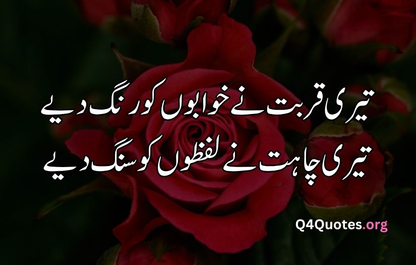 2 line Urdu poetry romantic SMS