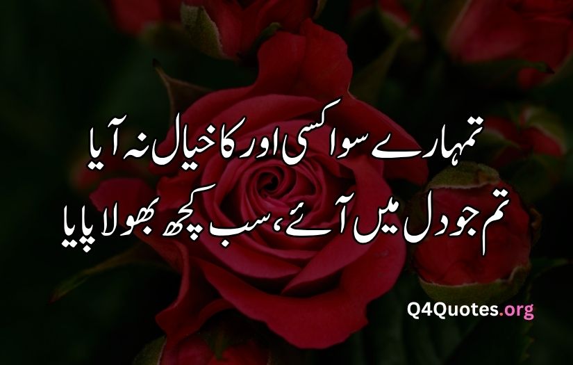 2 line Urdu poetry romantic SMS