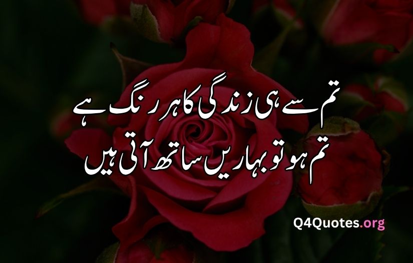 2 line Urdu poetry romantic SMS