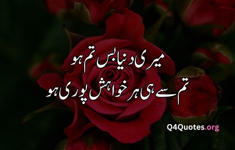 2 line Urdu poetry romantic SMS