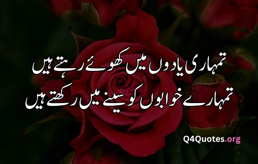 2 line Urdu poetry romantic SMS