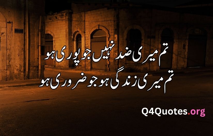 Best love poetry in urdu