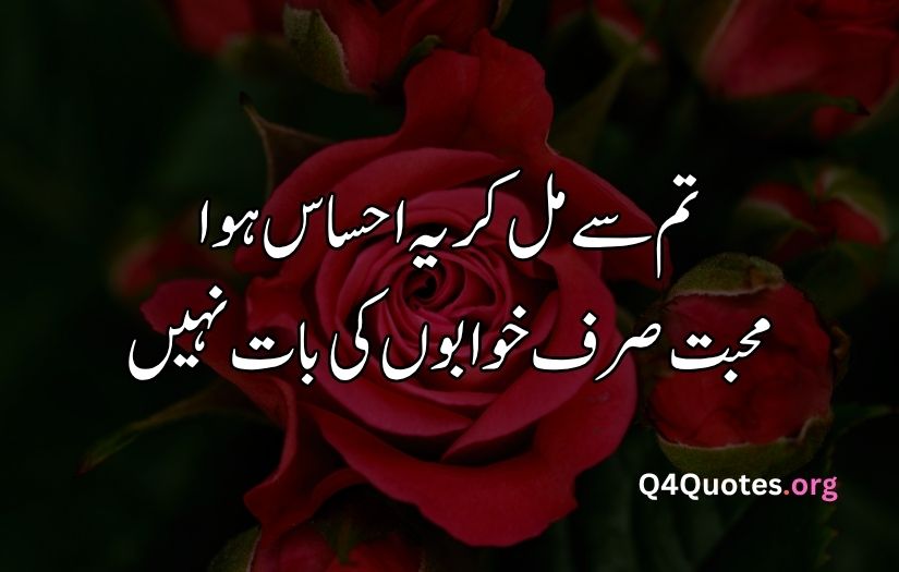 2 line Urdu poetry romantic SMS