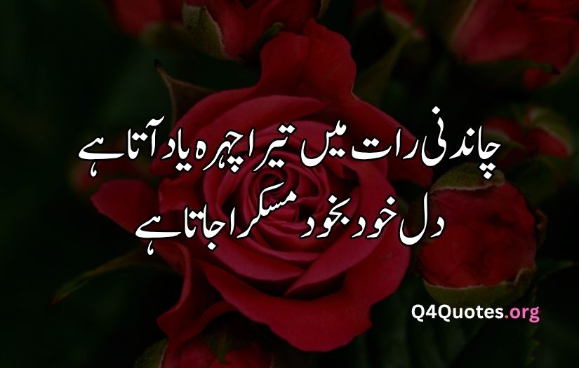 2 line Urdu poetry romantic SMS