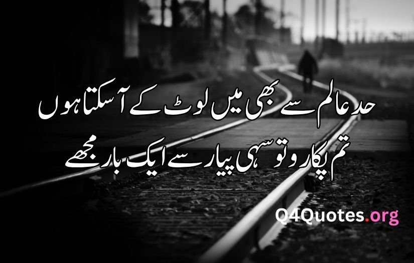 Best Urdu poetry in 2 lines 