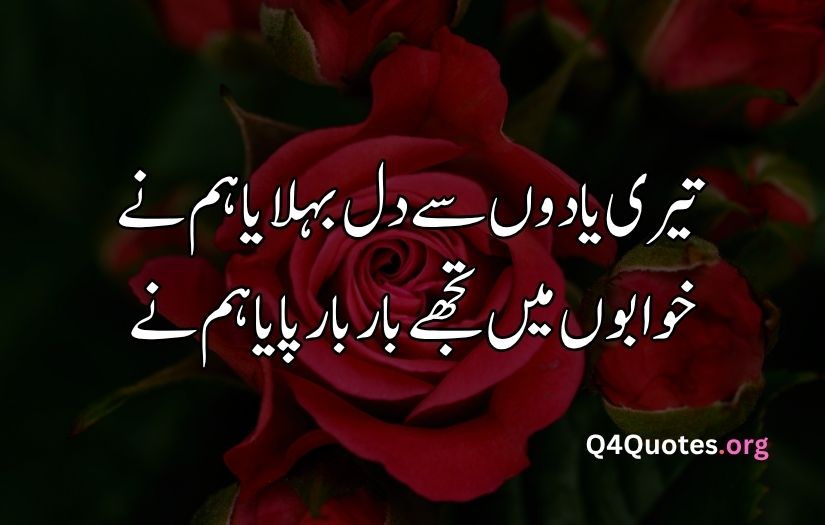 2 line Urdu poetry romantic SMS