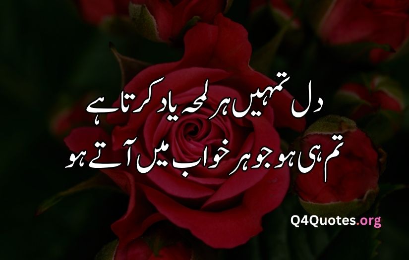 2 line Urdu poetry romantic SMS