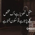 Best Urdu poetry in 2 lines