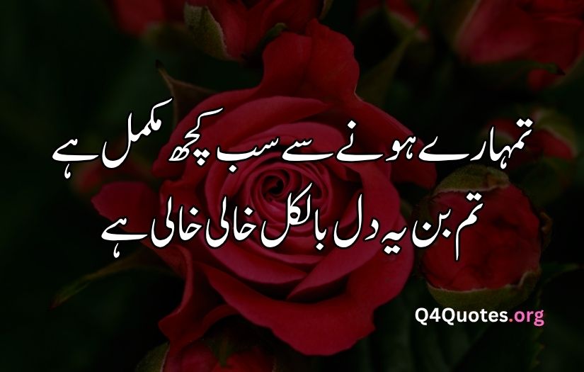 2 line Urdu poetry romantic SMS