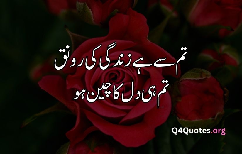 2 line Urdu poetry romantic SMS
