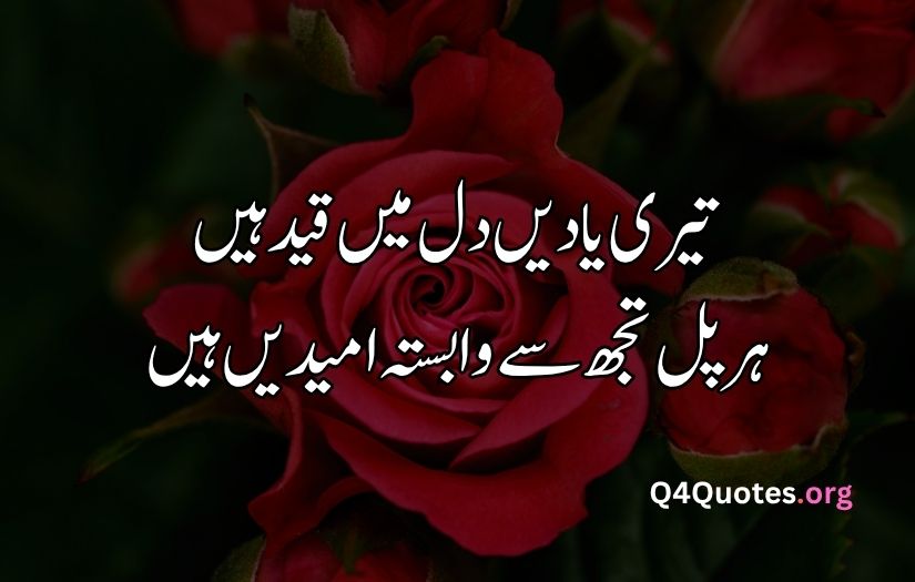 2 line Urdu poetry romantic SMS