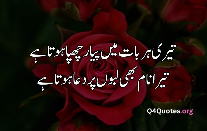 2 line Urdu poetry romantic SMS