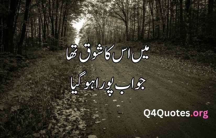 Deep poetry in Urdu