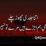 Deep poetry in Urdu