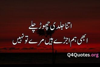 Deep poetry in Urdu